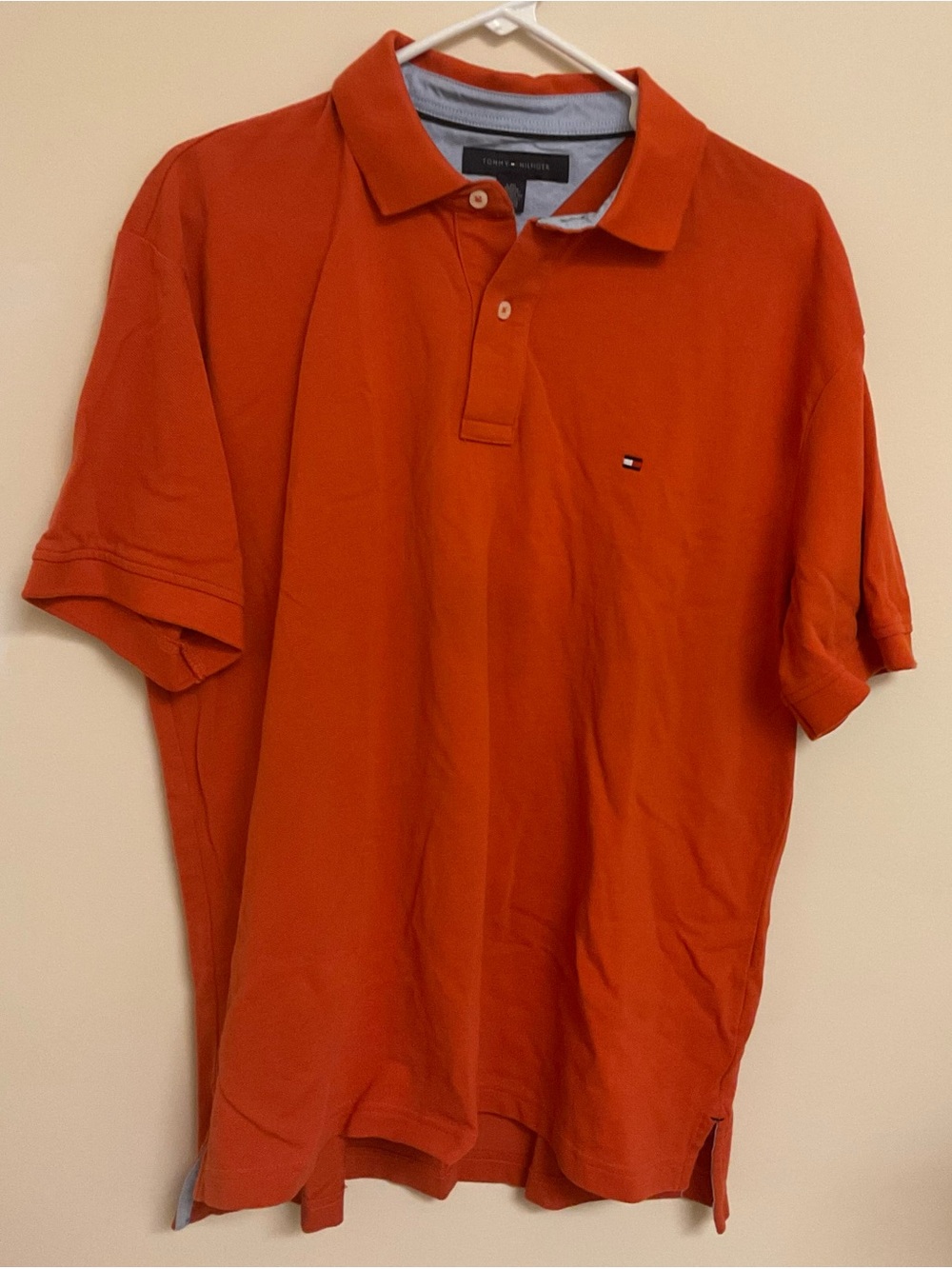 Tommy Hilfiger Bright Orange Short-Sleeve Polo